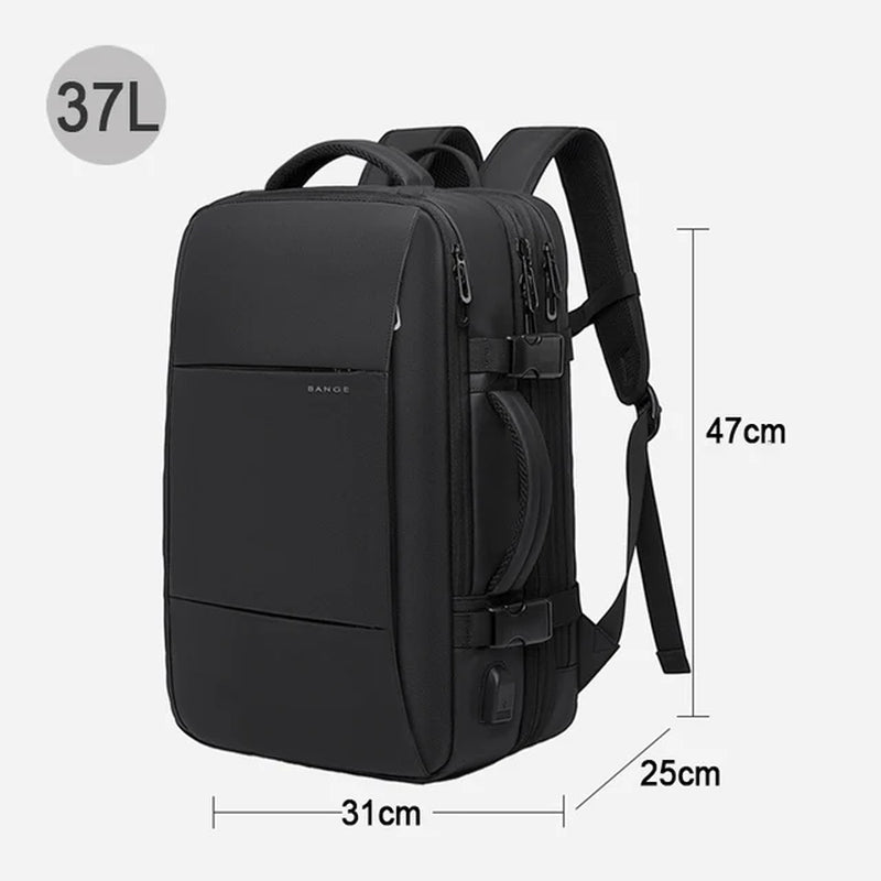 Expandable Men'S Backpack Waterproof 17.3 in Laptop Backpack Man Large Capacity Hiking Travel Bag Male Backpacks for Men